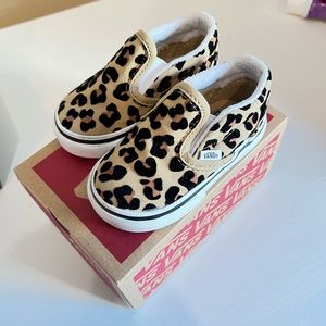 Toddler leopard print vans
